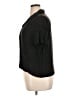 Free Assembly 100% Viscose Black Short Sleeve Blouse Size XL - photo 5