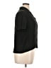 Free Assembly 100% Viscose Black Short Sleeve Blouse Size XL - photo 4
