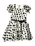Zoe Ltd 100% Polyester Polka Dots Gray Dress Size 12 - photo 1