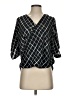 BCX 100% Polyester Black 3/4 Sleeve Blouse Size S - photo 1