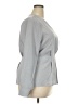 Lands' End 100% Polyester Gray Long Sleeve Blouse Size 18 - photo 4