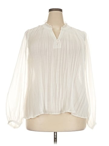Lands' End Long Sleeve Blouse (view 1)