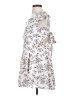 Francesca's 100% Polyester Floral White Casual Dress Size XS - photo 5