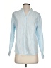 Sag Harbor Blue Long Sleeve Blouse Size P (petite) - photo 1