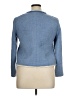 J.Crew Tweed Blue Jacket Size 14 - photo 2