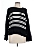 Marled Stripes Black Pullover Sweater Size L - photo 1