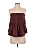 Unbranded 100% Polyester Burgundy Tube Top Size M - photo 1