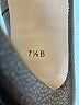 Talbots 100% Leather Burgundy Heels Size 7 1/2 - photo 4