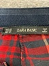 Zara Basic Plaid Red Dress Pants Size XS - photo 7