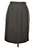 Sag Harbor Chevron-herringbone Gray Tan Wool Skirt Size 12 - photo 1