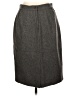 Sag Harbor Chevron-herringbone Gray Tan Wool Skirt Size 12 - photo 2