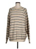 Volcom Stripes Tan Pullover Sweater Size 8 - photo 1