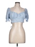 Better be 100% Polyester Blue Short Sleeve Top Size M - photo 1
