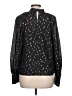 Yumi Kim 100% Polyester Polka Dots Black Long Sleeve Blouse Size XL - photo 2