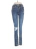 True Religion 100% Cotton Hearts Blue Jeans Size 26 waist - photo 1
