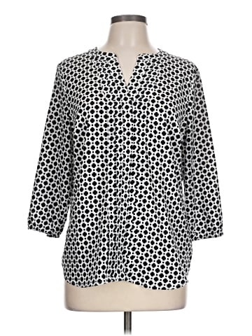 212 Collection 3/4 Sleeve Button-Down Shirt (view 1)