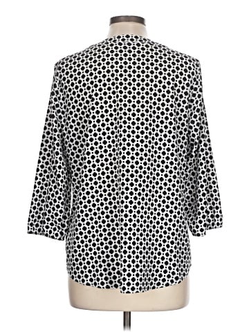 212 Collection 3/4 Sleeve Button-Down Shirt (view 2)
