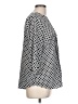 212 Collection Polka Dots Black 3/4 Sleeve Button-Down Shirt Size L - photo 4