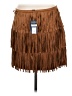 Universal Thread 100% Recycled Polyester Brown Casual Skirt Size 12 - photo 2