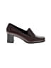 Mountain Lake 100% Leather Burgundy Heels Size 6 - photo 1