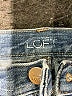 Ann Taylor LOFT 100% Cotton Stars Blue Jeans Size 10 - photo 7