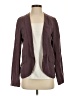 Elevenses 100% Tencel Burgundy Blazer Size 4 - photo 1