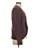 Elevenses 100% Tencel Burgundy Blazer Size 4 - photo 4