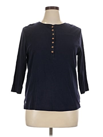 Lauren Jeans Co. 3/4 Sleeve T-Shirt (view 1)