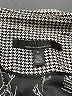 White House Black Market Houndstooth Gray Blazer Size 6 - photo 6