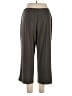 Joan Vass Solid Gray Casual Pants Size L - photo 2