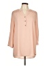 Forever 21 Tan 3/4 Sleeve Blouse Size L - photo 1