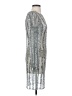 Aidan Mattox Metallic Silver Cocktail Dress Size 2 - photo 4