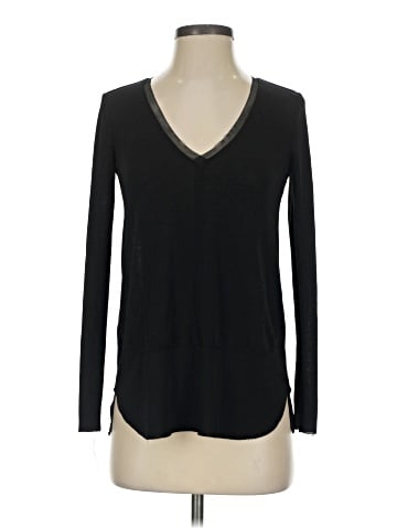 Zara W&B Collection Long Sleeve Top (view 1)