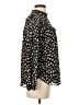 Ann Taylor LOFT Polka Dots Black Long Sleeve Blouse Size S - photo 4