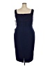 Betsy & Adam Blue Cocktail Dress Size 18 - photo 2