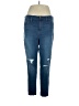Madewell Solid Blue Jeans Size 33 waist - photo 1