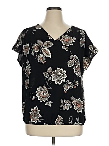 Maurices Short Sleeve Blouse (view 1)