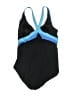 Lands' End 100% Polyester Color Block Blue One Piece Swimsuit Size 14 - photo 2