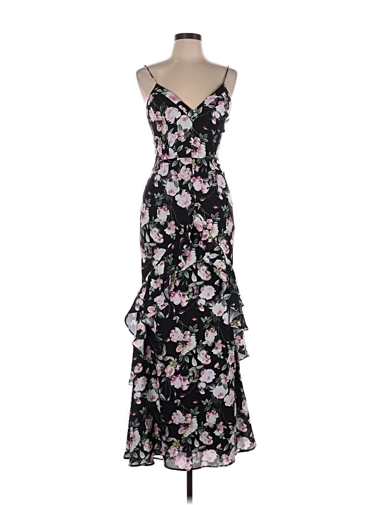 Pre-owned Jarlo Cocktail Dress In Black