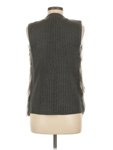 New Directions Faux Fur Vest (view 2)