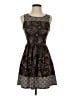 Xhilaration Paisley Black Casual Dress Size XS - photo 1