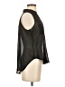 E&M Collection Black Sleeveless Button-Down Shirt Size S - photo 4