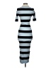 A.L.C. Stripes Blue Casual Dress Size S - photo 2