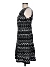 AGB 100% Polyurethane Chevron-herringbone Black Cocktail Dress Size 12 - photo 5