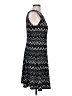 AGB 100% Polyurethane Chevron-herringbone Black Cocktail Dress Size 12 - photo 4