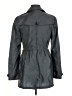 Burberry Brit 100% Polymide Gray Blue Trenchcoat Size 8 - photo 2