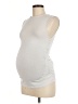 Old Navy - Maternity Silver Sleeveless T-Shirt Size Med Maternity - photo 1