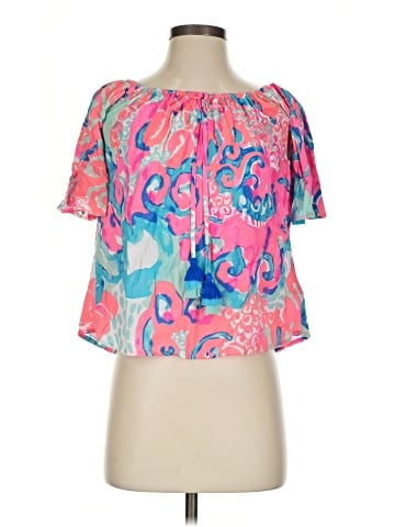 Lilly Pulitzer Short Sleeve Blouse (view 1)