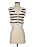 Unbranded 100% Polyester White Sweater Vest Size S - photo 1