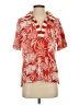 The Upside Tropical Red Short Sleeve Blouse Size XS - photo 1